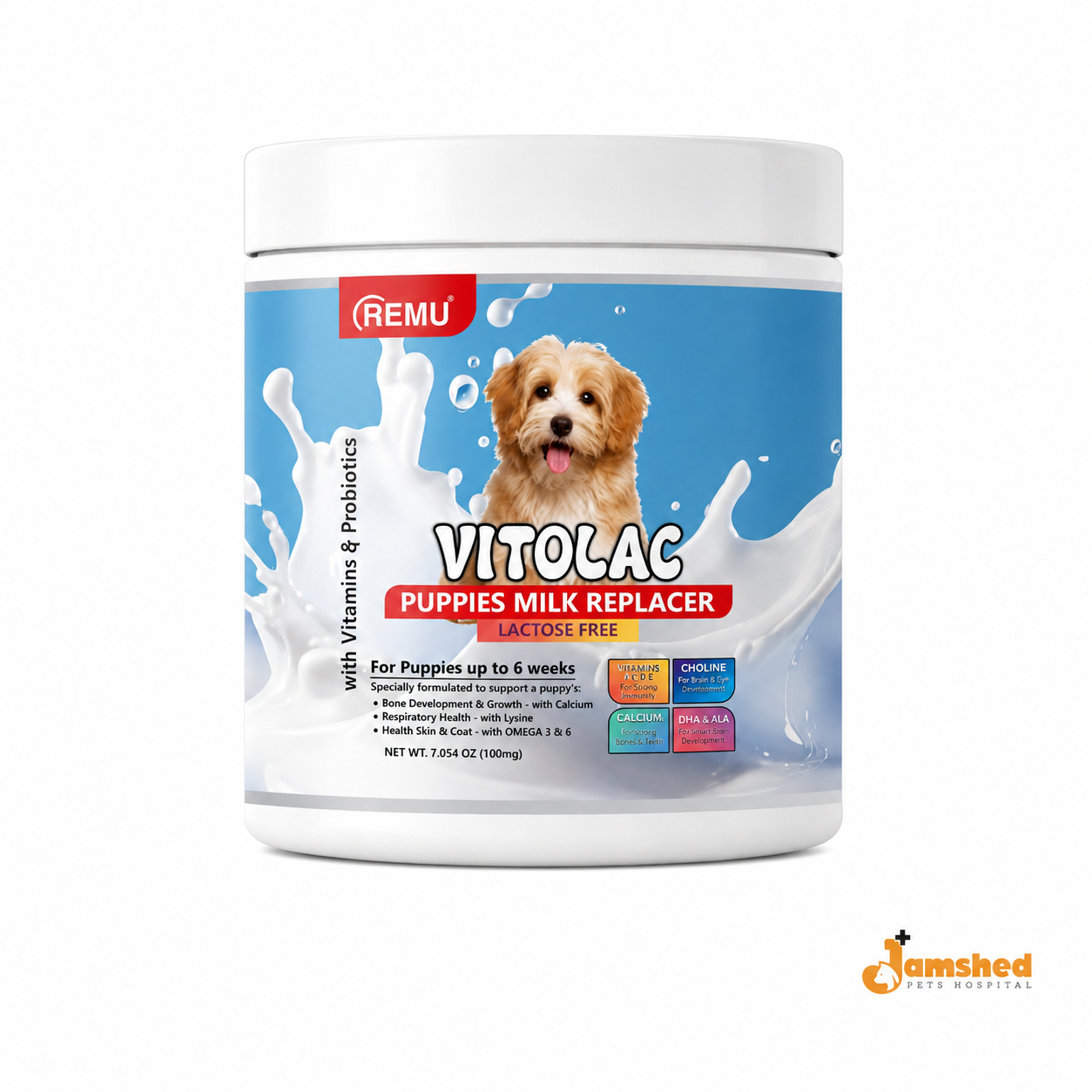 Milk Replacer Puppy Remu (100Gm)